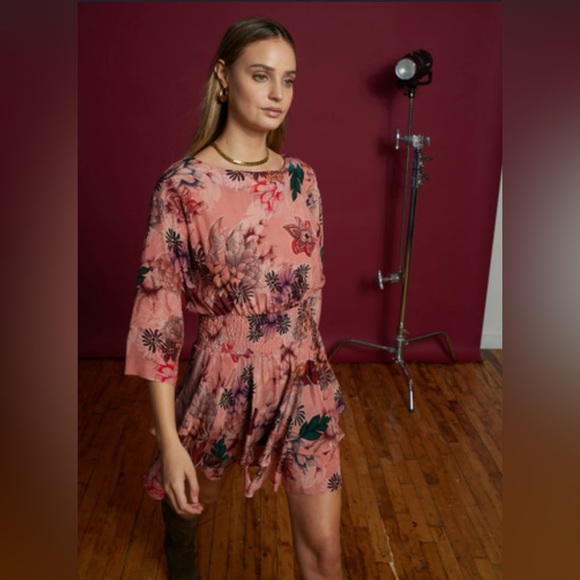 Gilner Farrar Eva Dress in Smokey Floral - Picture 10 of 10